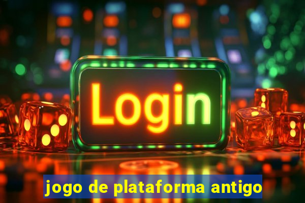 jogo de plataforma antigo